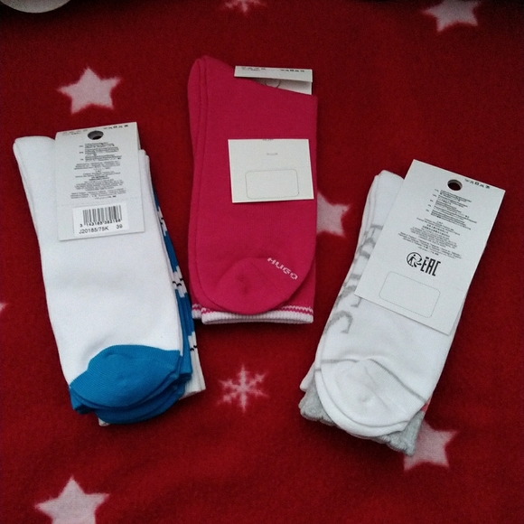 5prs Auth Hugo Boss kids socks - NWT - Picture 2 of 6